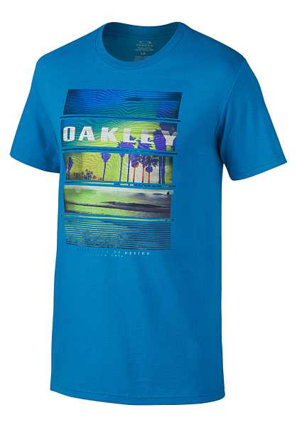 Oakley Pacific - Blu Uomo Estate T-Shirts (W2446)